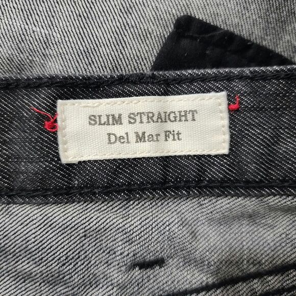 Guess Mens 100% Cotton Slim Straight Del Mar Fit Jeans 40/31.5 Gray XB201703000 - Picture 6 of 8